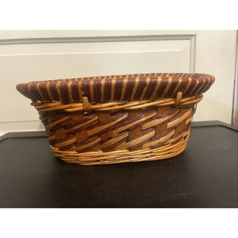 Wicker‎ Rattan Wood Oval 12 X9